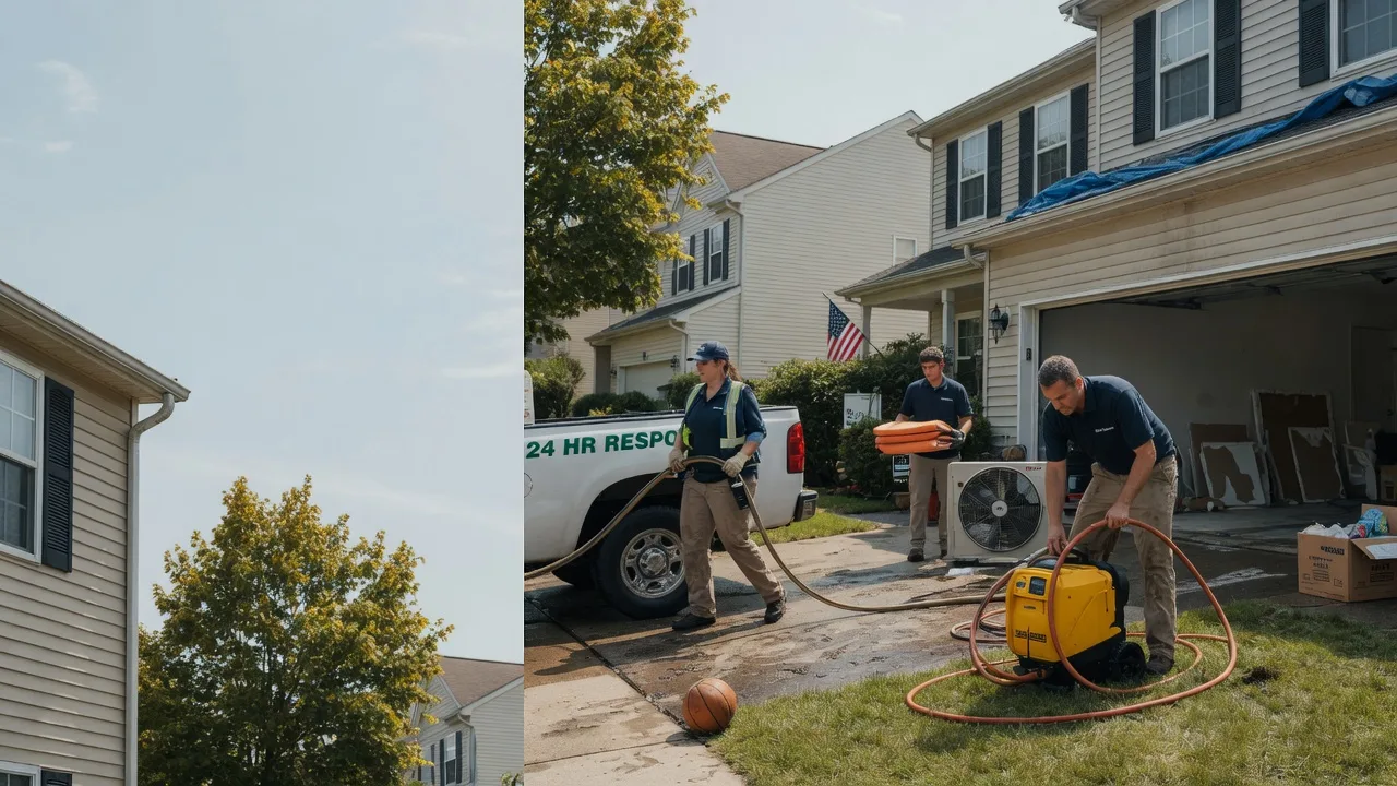 Emergency Water Damage Restoration in Central Village, CT near me